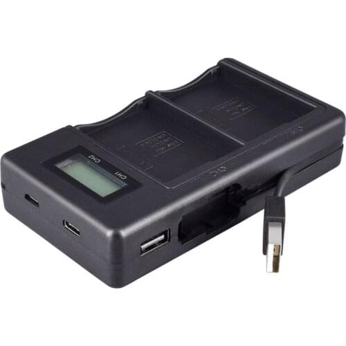 Full decoding EN-EL14 battery for Nikon D3200 D5100 non-original SLR camera charger set LCD digital display charger 5V