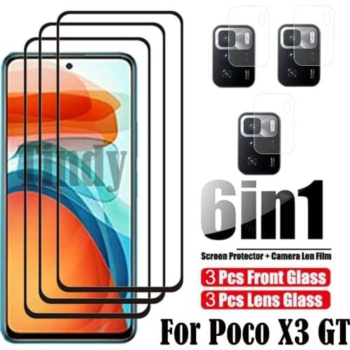 Screen Protector Glass For Xiaomi Poco X3 GT Tempered Glass For Xiaomi Poco X3 GT Camera Film For Xiaomi Poco X3 GT Glass