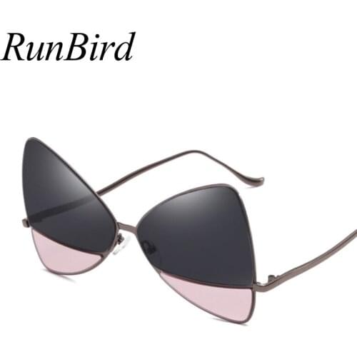 2018 Brand Designer Oversized Butterfly Sunglasses Women Vintage Pink Sunglasses Female Cat Eye Oculos de sol Eyeglasses 1506R