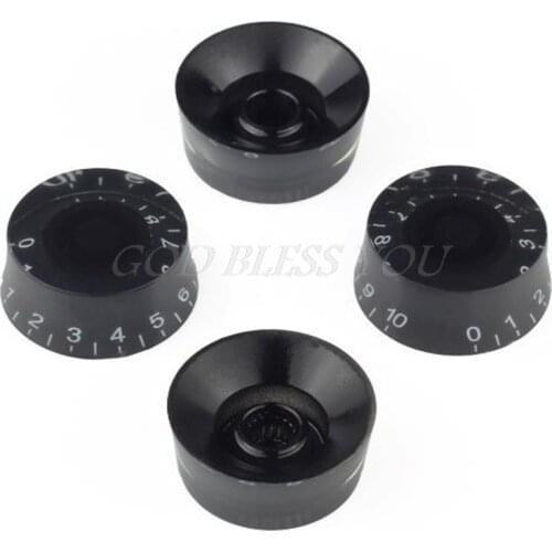 1Set/4PCS Electric Guitar Part For Gibson For Les Paul Speed Control Knob Numerals New Drop Shipping