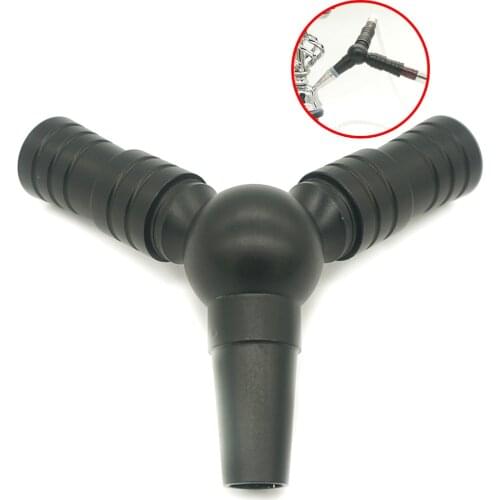 1Pcs Shisha Hose Adapter 1 to 2 Hookah Tube Connection Joint Hookahs Sheesha Pipe Bifurcate Narguile Accessories Silicone Ring