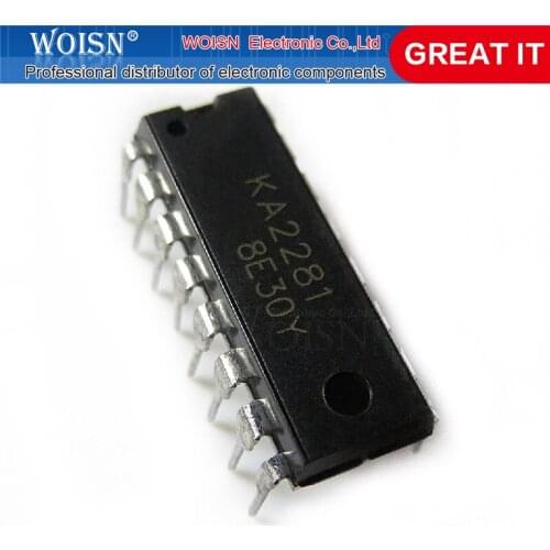 1pcs/lot KA2281 DIP16 new and original In Stock
