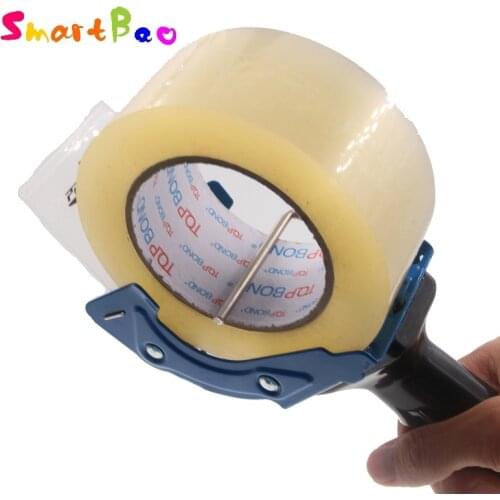 2.5 Inch Tape Gun Dispenser Sealing Tape Holder Cutter Manual Packing Machine; for Under 50mm Tape; Random Color