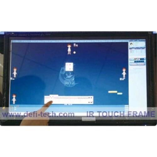 72" IR Infrared Touch Screen Frame without glass,16:9 format for multi touch table, Dust and water proofing, anti-vandal