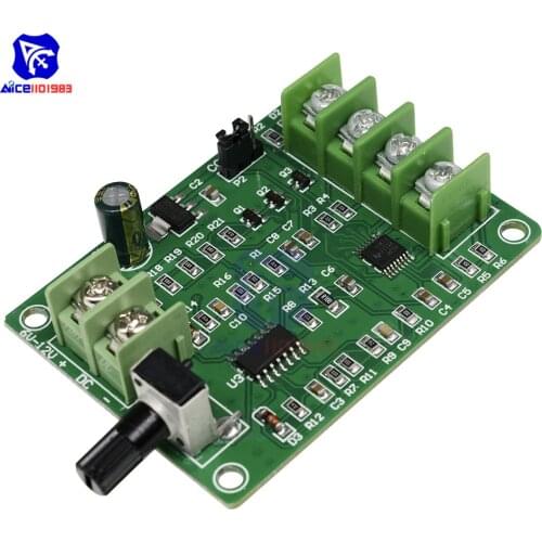 Diymore Brushless Driver Board Controller for Hard Drive Motor 3/4 Wire Potentiometer Switch 5V-12V DC