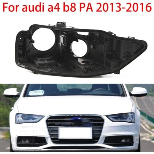 For audi A4L B8 shell Headlight black casing Shell black base Front headlight cover back shell 2009-2012 plastic lampshade