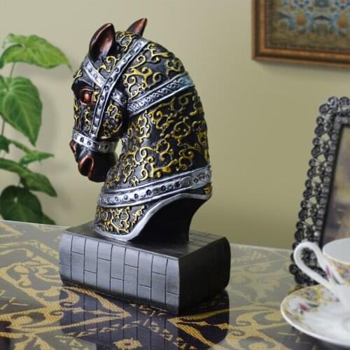 BLACK HORSE HEAD LUCKY CONTINENTAL RETRO FASHION DECORATION MA STUDY ZHAOCAI CRAFTS BUSINESS BUSINESS GIFTS