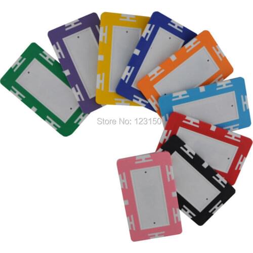FM-001 Rectangle poker chip,Blank plaque, Nine colors choice, ABS material, Free shipping
