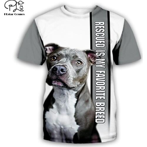 Rescued Dogs 3D full printing fashion t shirt Unisex hip hop style tshirt streetwear casual summer women for men drop shipping