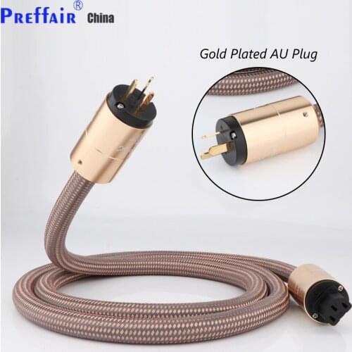 HI-End AU Power Cable Australian Standard AC Power Cable AU NZ Australia Power Cord Audiophile Mains Power Cable HIFI