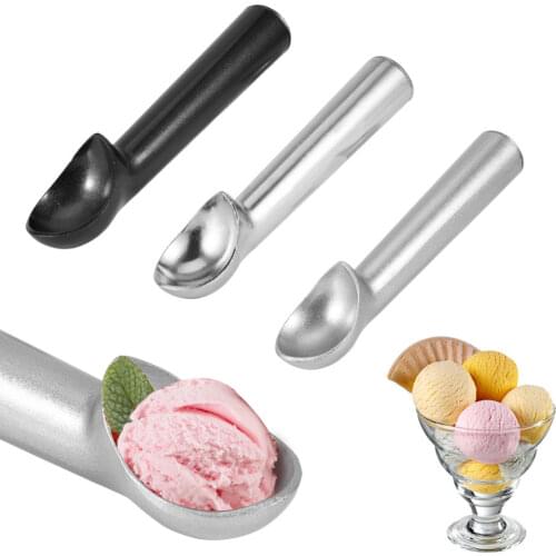 Ice Cream Tools Portable Aluminum Alloy Non-stick Anti-feeze Ice Cream Scoop Spoon For Home Kitchen Accessories