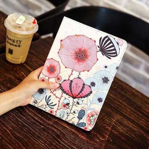 Flip Leather Tablet Case New ipad 2017 2018 9.7 inch Smart Kickstand Cover For Apple iPad Air1 Air2 Air 1 2 ipad 5 6 Fundas Euti