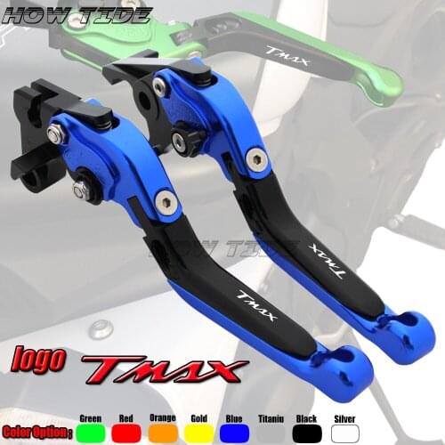 !!!Logo(Tmax) For Yamaha TMAX 500 TMAX500 T-MAX 500 2001-2007 2002 2003 2004 2005 CNC Motorcycle Brake Clutch Levers