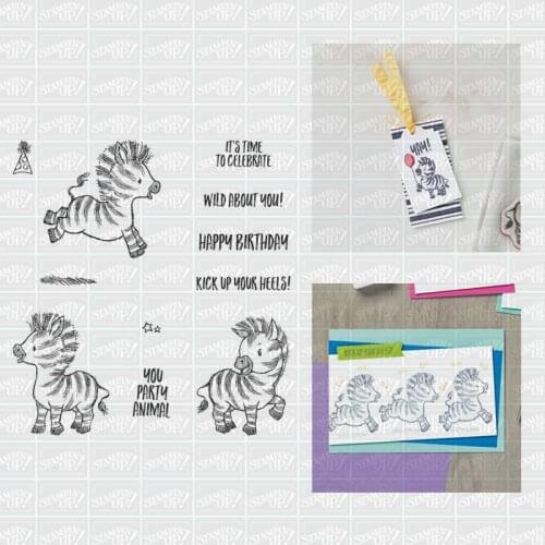 Zebra Metal Cutting Dies and Stamps Stencil for DIY Scrapbooking Paper Card Making embossing craft dies