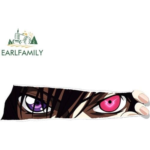 EARLFAMILY 13cm x 3.6cm For Code Geass Anime Car Stickers Motorcycle Decal Surfboard Waterproof Decals RV Camper Decoration
