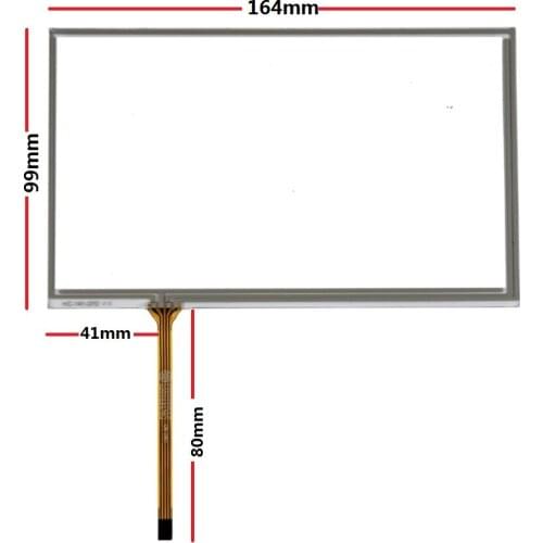 New 7 inch 4 wire touch screen IPC equipment control touch panel beauty medical machine outside touch screen 164*99mm