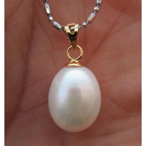 NATURAL AAA+ 12-13MM SOUTH SEA WHITE PEARL NECKLACE 925silver YELLOW GOLD CLASP 18"