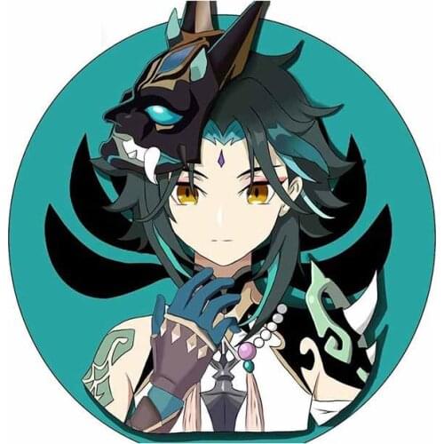 For Genshin Impact Car Stickers Graffiti Decal Vinyl Material Anime Decals Interesting Scratch-Proof Decoration 13cm*13cm