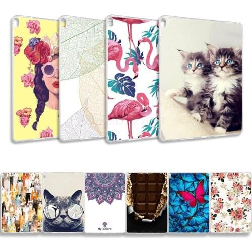 Shockproof Tablet Case For Lenovo Tab P10 TB-X705F TB-X705L 10.1 inch Cute Painted Silicone Protector TabP10 X705 Back Shell