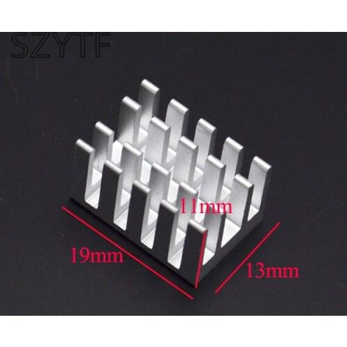 Heat sink 19*13*11MM (silver slot) high-quality radiator 5pcs/lot