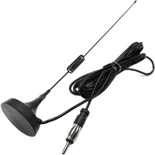 1PC Universal Car AM/FM antenna magnetic base with 2.8 extension cable for auto CD radio aerial