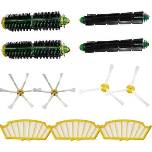 High Quality Bristle & Flexible Beater Brush Armed Filter kit for iRobot Roomba 500 Series Vacuum Cleaner 520 530 540 550 560