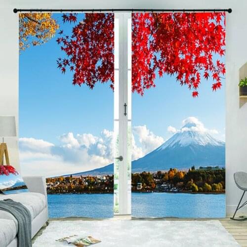 Soundproof Curtain Luxury Blackout 3D Window Curtain living room Wedding Bedroom Cortina Drapes Rideaux Customized pillowcase