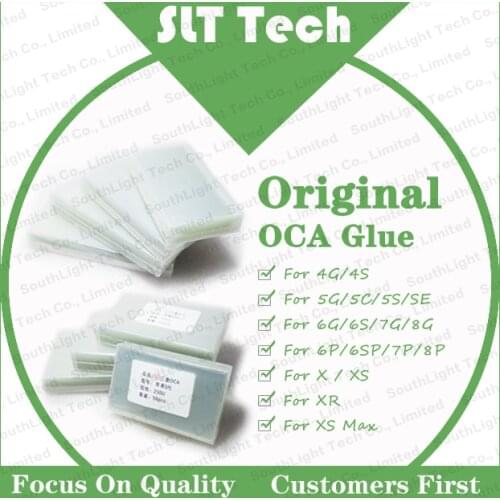 100% Original Mitsubis For Iphone 4 5SE 5C 6G 6S 7G 8G Plus X XS XR Max LCD OCA Optical Clear Adhesive Glue Film With Easy Tear