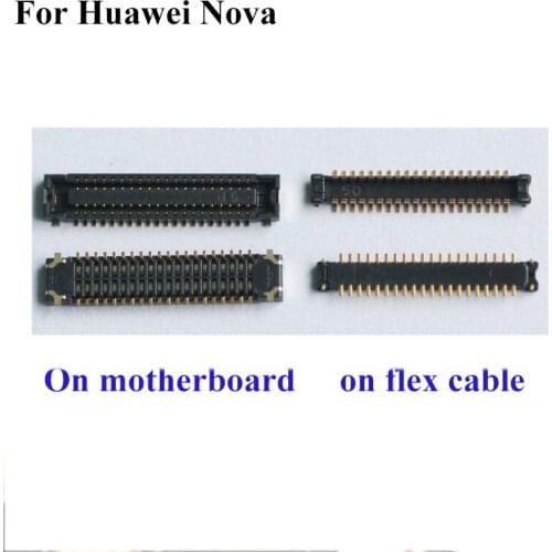 2pcs FPC connector For huawei nova LCD display screen on motherboard mainboard For huawei nova