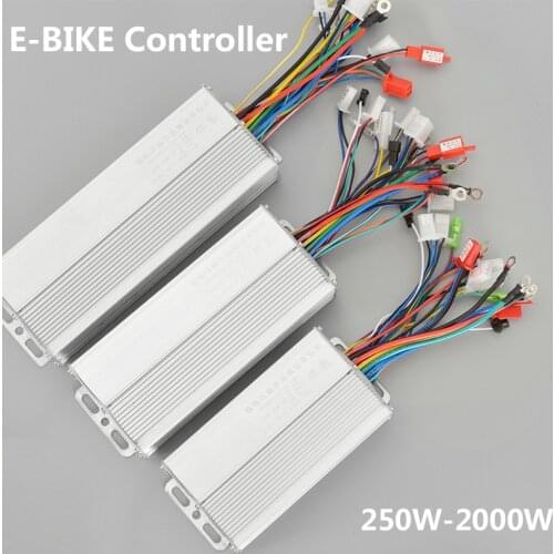 300W-2000W Electric Bicycle Accessories 36V/72V Electric Bike Brushless DC Motor Controller For Electric Bicycle E-bike Scoote