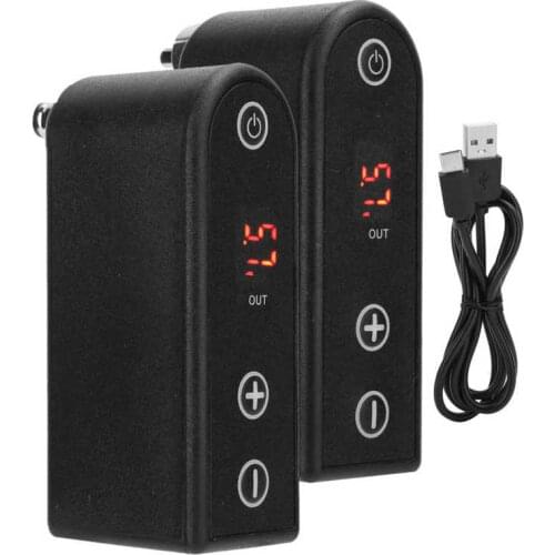 Wireless Tattoo Machine Power Supply Large Capacity Digital LCD Display RCA & DC Tattoo Machine Battery Tattoo Supply USB Cable