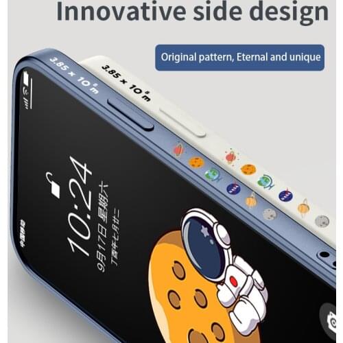 High Quality Astronaut Pattern Phone Case For iPhone 12 Pro Max 11 X XS XR XSMAX SE2020 8 8Plus 7 7Plus 6 6S Plus Cover