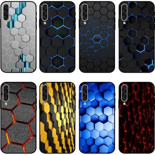 Hexagonal lattice Phone Case For Samsung galaxy S 7 8 9 10 20 edge A 6 10 20 30 50 51 70 note 10 plus