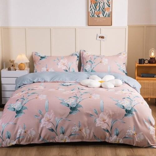 Classic Red Christmas Monsters Bedding Set Unicorn Bed Linen Duvet Cover Flat Sheet Pillowcase Sets Queen King Twin Full Size