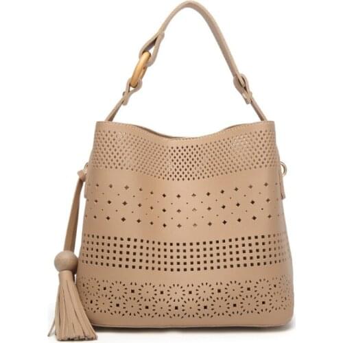 2021 New Femme Shoulder Bag Women Fashion Hollow Crossbody Messenger Bag Tassel Ladies Handbag