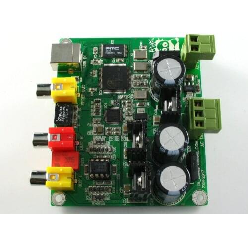 Assembeld 32BIT384K/USB DAC CM6631A + AKM4490 DAC board 32bit\384K DAC