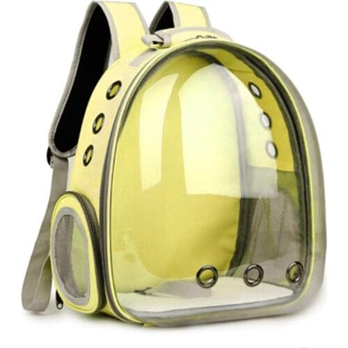 Pet Transport Bag Puppy Cat Dog Carrier Backpack Travel Supplies Portable Carrying Accessories Outdoor Space Capsule Transparent