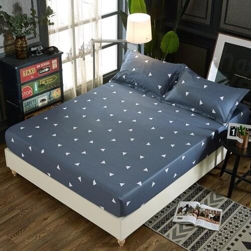 Full-Cotton Fitted Sheet One-Piece All Cotton Bed Sheets Mattress Cover Covers Dustproof Cover