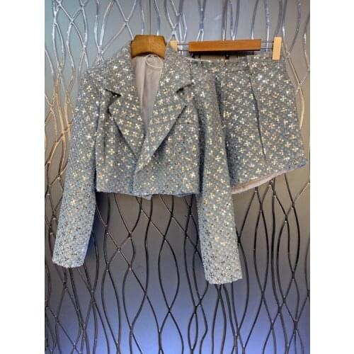 SR08977 Fashion womens Sets 2021 Runway Luxury famous Brand European Design party style womens Clothing