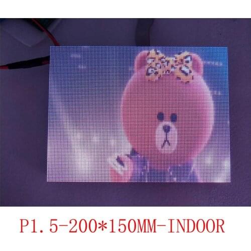 Indoor led display p1.5 200mm *150mm led module hd TV wall advertising screen P1.25 P1.667 P1.875 P1.923