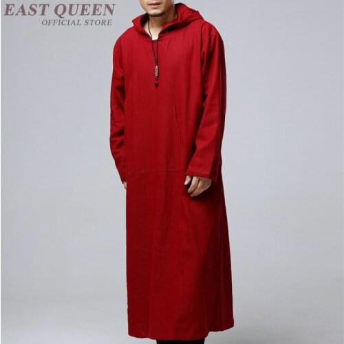 Traditional chinese clothing for men male overcoat outerwear oriental winter trench coat men trenchcoat clothes 2018 DD1298