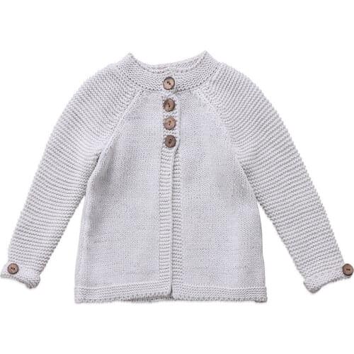 Emmababy New Sweater Toddler Kids Baby Girls Warm Sweaters Knitwear Coat Clothes Outfit 1-8T