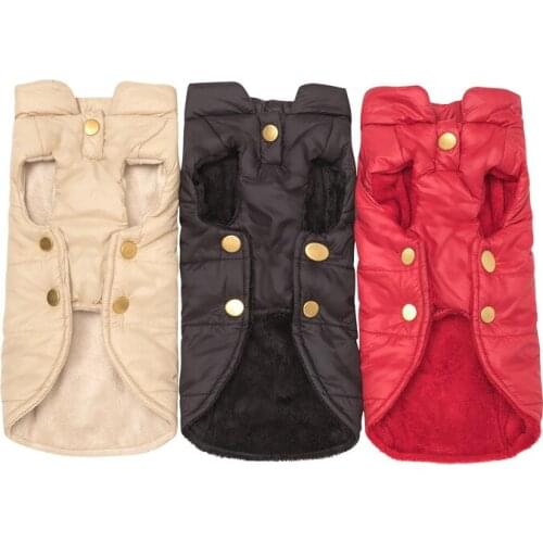 Winter Pet Dog Clothes Warm Down Jacket Waterproof Outdoor Clothes XS-3XL Dog Coat Jacket for Big Dogs Outwear