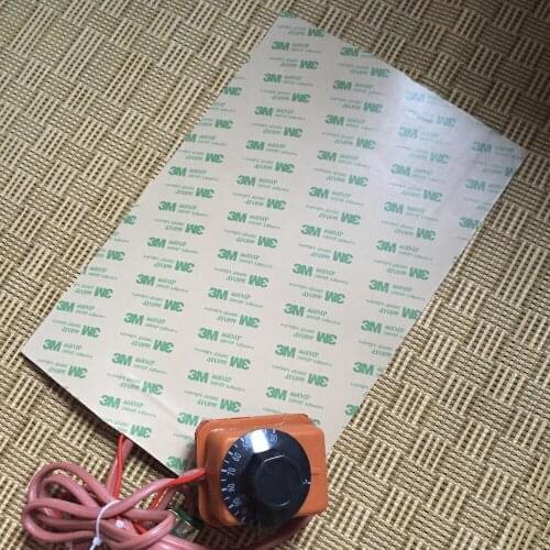 220V 55W 100*180mm Silicone heater for Manual Sugar Candy Board Heating Pad Temperature controller silicone heating plate