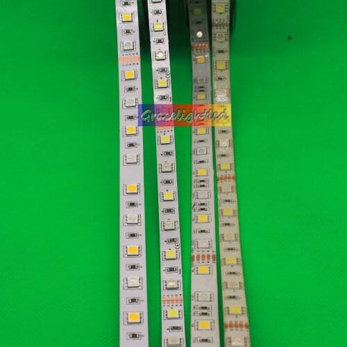 5M 5050 RGBW DC12V 300LED RGB+White or RGB+Warm White Flexible LED Strip Light non-waterproof IP20