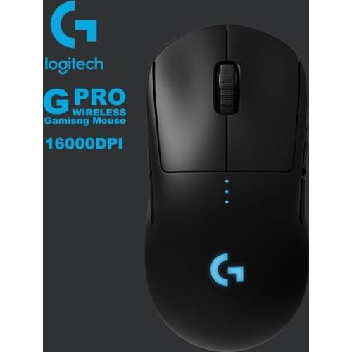 Logitech Wireless Gaming Mouse G PRO LIGHTSPEED with HERO 16K DPI Sensor 4-8 PROGRAMMABLE BUTTONS for Windows 10 8 7 RGB Mouse