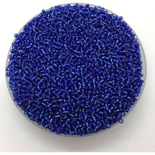 2mm 3mm 4mm Silvery Lined Charm Czech Glass Seed Beads DIY Bracelet Necklace For Jewelry Making DIY Accessories #Blue