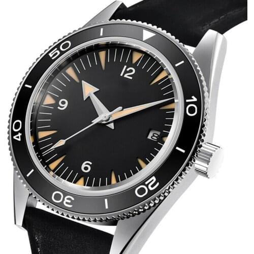 Luxury Brand Miyota Military Men Watch Sapphire Luminous Automatic Sterile Dial Sport Male Clock Leather Mechanical WristWatch