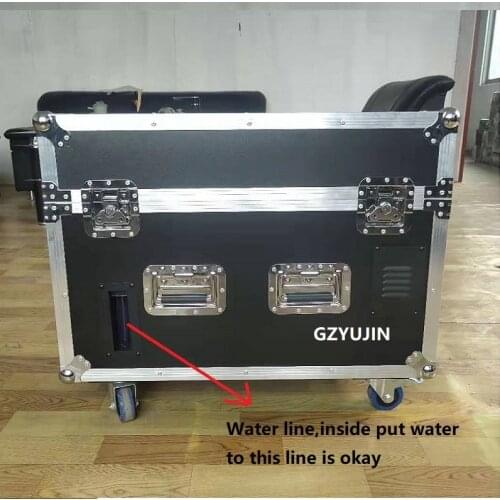 Low fog machine double outlets Low Lying Smoke Machine Use Water Based Liquid DMX Control Output Heavy Fog machine