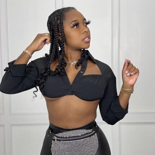 HKML Black And White Blouses